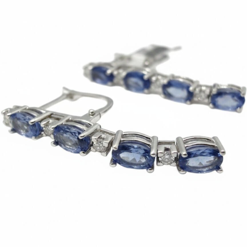 Sallantılı Safir Küpe   -   PK0001254