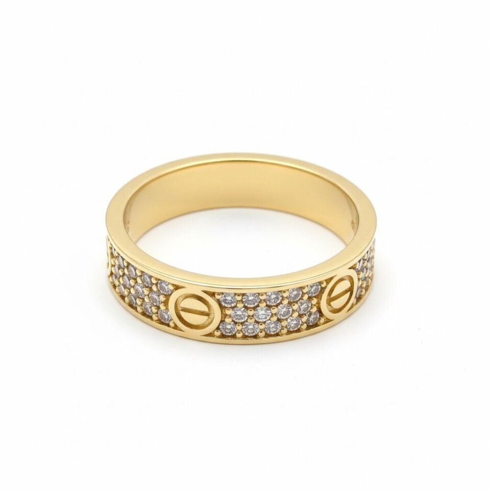 Cartier Model Pırlanta Taşlı Yüzük   -   PY0002706