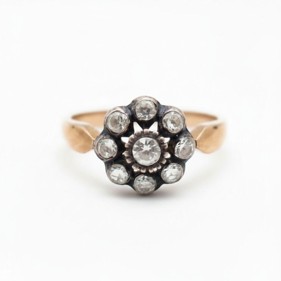 Elmas Montürlü Pırlanta Taşlı Ppatya Tasarım Yüzük   -   PY0002776